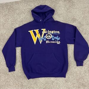 Vintage Washington Huskies hooded sweatshirt men’s L
